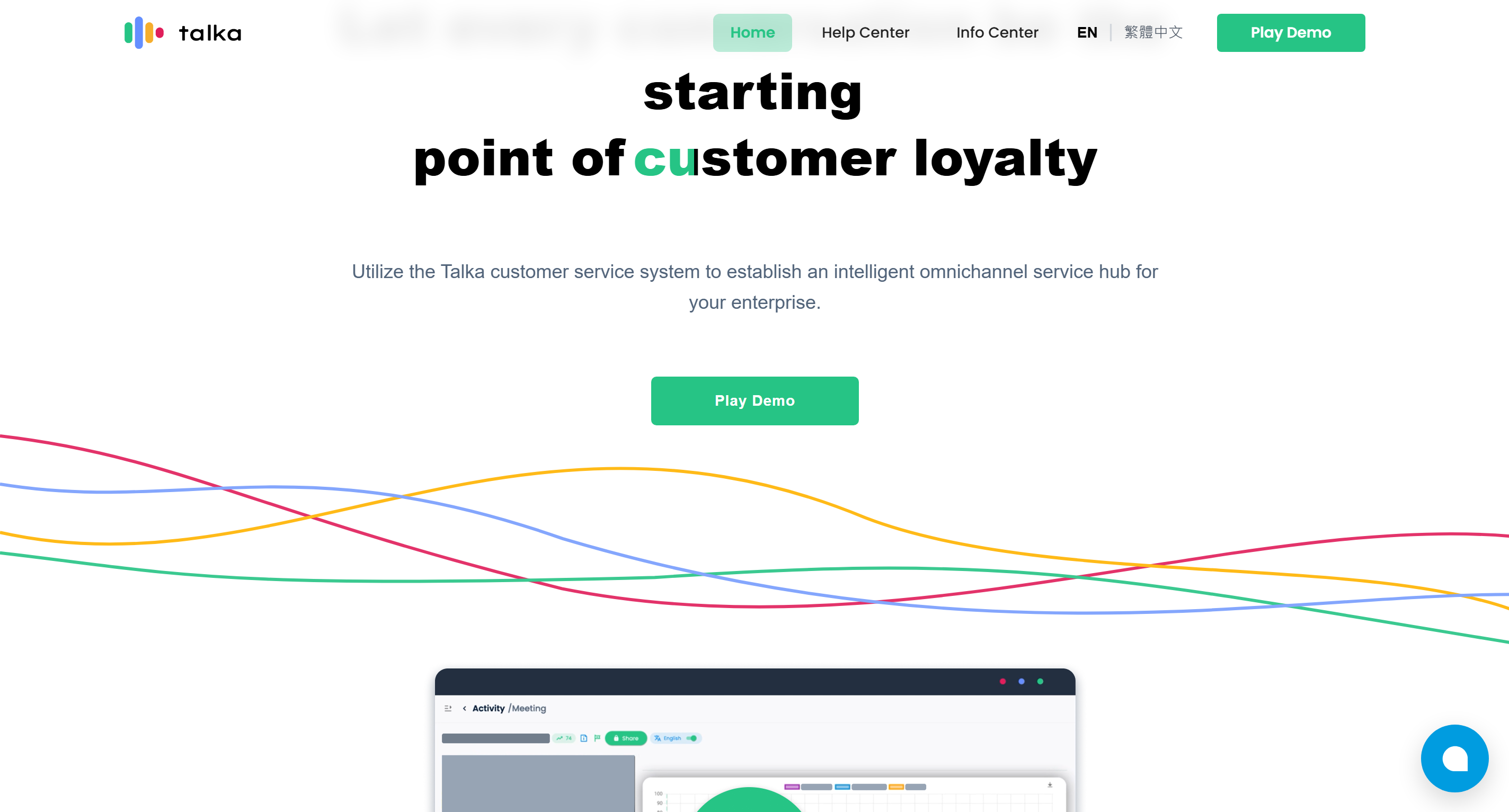 Online Customer Service System (Talka)
